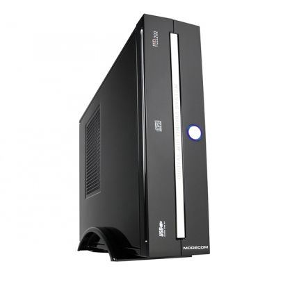 Case Mini-ITX Modecom Feel 202, w/PSU, Black