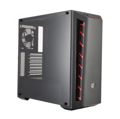 CM Middle MasterBox E500L, Black w/Red