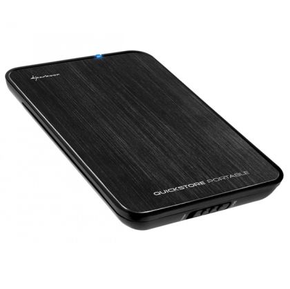 Ext case U3.0-to-SATA2.5", Sharkoon Alum.