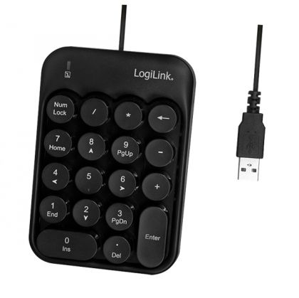 NumPad 18 keys, USB, LogiLink ID0174
