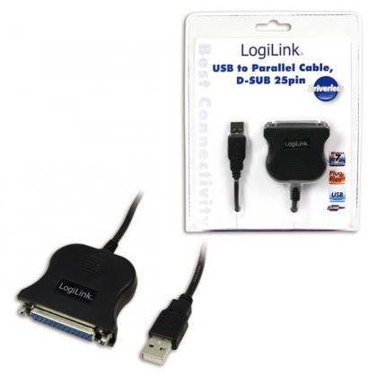 USB to PARALLEL converter USB A-M/DB25F, UA0054A