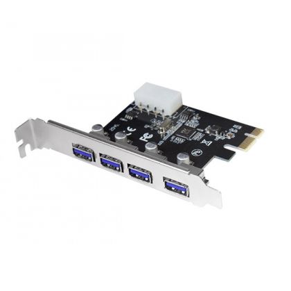 PCI-E card 4xUSB3.0 port, PC0057A, LogiLink