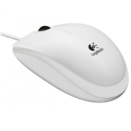 Mouse Logitech B100 White, OEM, USB, Optical