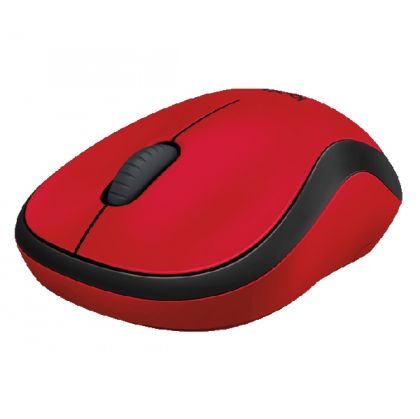 Mouse Logitech M220 Silent Wireless, Black+Red