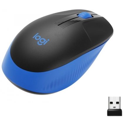 Mouse Logitech M190 Wireless Black/Blue 910-005907
