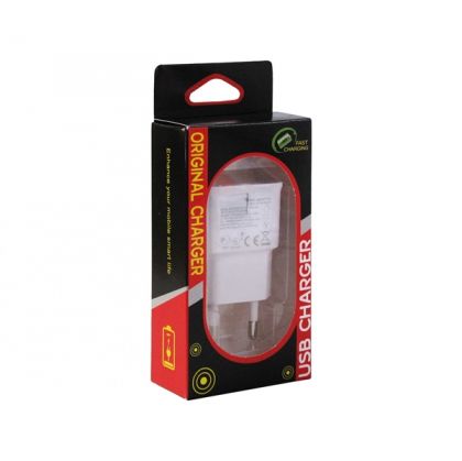 USB Charger 1x +Micro USB cable 1m, 2A, 14859