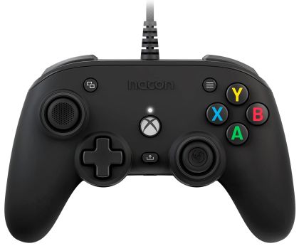 Жичен геймпад Nacon XBox Series Pro Compact Black, Черен
