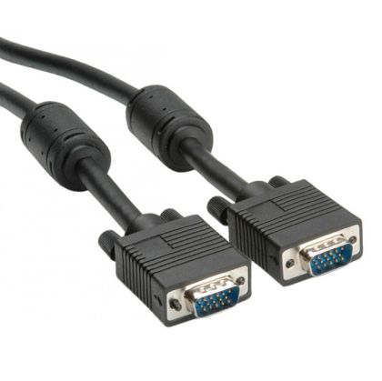 Cable VGA w/Ferrit, DDC, 15M/15M, 2m, S3625