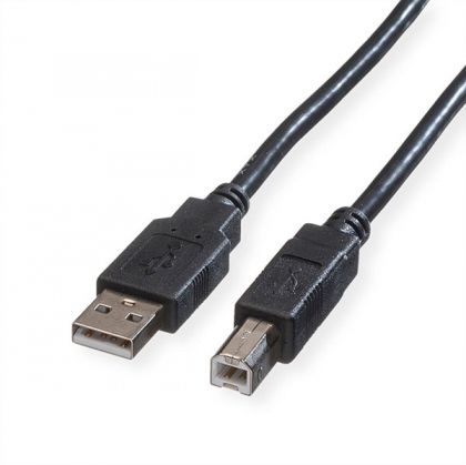 Cable USB2.0 A-B, 1.8m, Roline 11.02.8818
