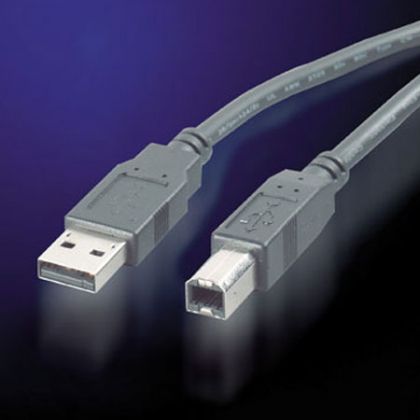 Cable USB2.0 A-B, 3m, Roline 11.02.8830