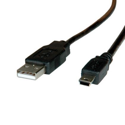 Cable USB2.0 A-Mini 5pin, 3m, Roline 11.02.8730