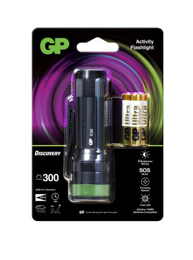 Фенер GP BATTERIES C32, LED, 300 lm, CREE Discovery Outdoor