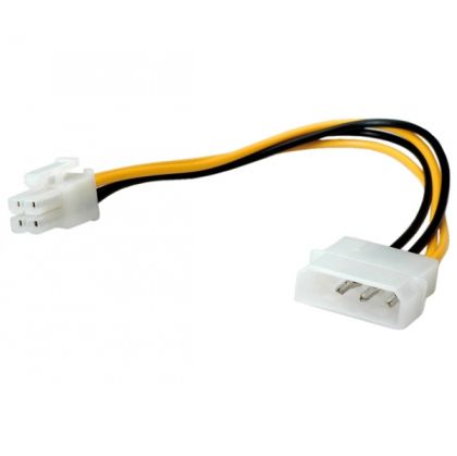 Cable adapter PSU 4pin to 4pin, Roline 11.03.1019
