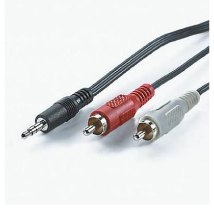 Cable 3.5mm-M/2X RCA-M, 1.5m, Value 11.99.4341