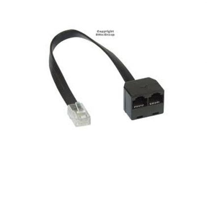 Adapter ISDN/2xRJ45, cable, Roline 12.01.0580