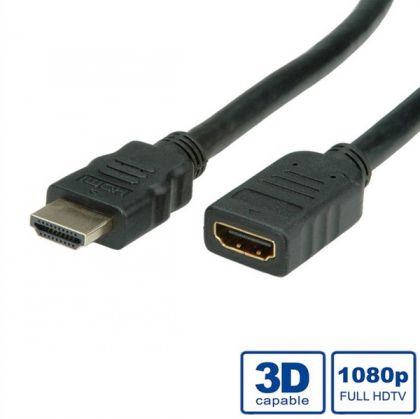 Cable HDMI M-F, v1.4, 3m, Value 11.99.5576