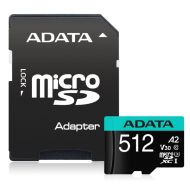 Памет ADATA 512GB MicroSDXC UHS-I U3 V30S (with adapter)