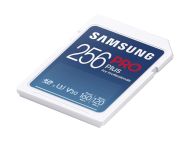 Памет Samsung 256GB SD PRO Plus + Reader, Class10, Read 160MB/s - Write 120MB/s