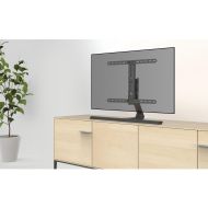 Стойка за TV HAMA Design, Регулируема, До 165 cm (65"), 40 кг, Черен