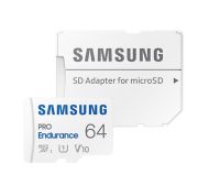 Памет Samsung 64 GB micro SD PRO Endurance, Adapter, Class10, Waterproof, Magnet-proof, Temperature-proof, X-ray-proof, Read 100 MB/s - Write 30 MB/s