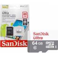 Micro SDXC 64GB UHS-I Cl10 + SD Adapter, Sandisk