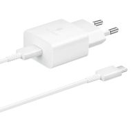 USB-C Charger, 15W Samsung + Type C Cable, White
