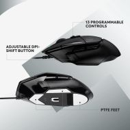Геймърска мишка Logitech, G502 X, Оптична,  Жична, USB, Черна
