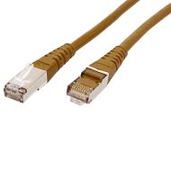 Patch cable S/FTP Cat.6 10m, Brown 21.15.1388