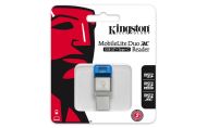 Четец за карти KINGSTON MobileLite Duo 3C, USB 3.1 + Type-C