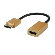 Adapter DP M - HDMI F, Gold, 4K, v1.2, 12.03.3170