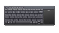 Безжична клавиатура Rapoo K2600, 2.4 GHz, Multimedia, Черен