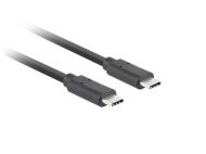 Кабел Lanberg Cable USB-C M/M 3.1 GEN 2 CABLE 1.8M 10GB/S PD100W Black