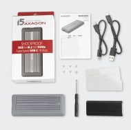 Ext case U3.2 C-to-M.2 NVMe, AXAGON EEM2-XS