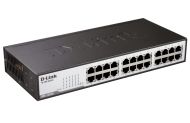 Комутатор D-Link 24-Port 10/100Mbps Fast Ethernet Unmanaged Switch, rack mountable