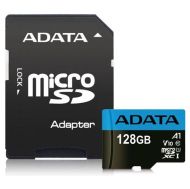 Micro SD 128GB ADATA 100/25 MB/s Cl10 V10 +Adapter
