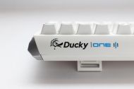 Геймърскa механична клавиатура Ducky One 3 Pure White Full Size Hotswap Cherry MX Blue, RGB, PBT Keycaps
