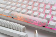 Геймърска механична клавиатура Ducky One 3 Pure White Mini 60% Hotswap Cherry MX Brown, RGB, PBT Keycaps