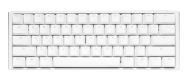 Геймърскa механична клавиатура Ducky One 3 Pure White Mini 60%, Hotswap Cherry MX Clear, RGB, PBT Keycaps