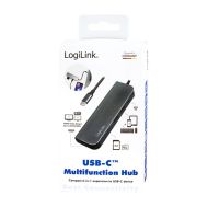 USB-C Multiport Dock, 6-port, PD, Logilink UA0343