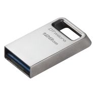 USB памет KINGSTON DataTraveler Micro, 128GB, USB-A 3.2 Gen 1, Сребрист