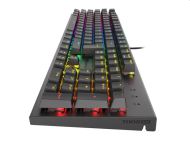 Клавиатура Genesis Mechanical Gaming Keyboard Thor 303 RGB Backlight Red Switch Hot Swap US Layout Black