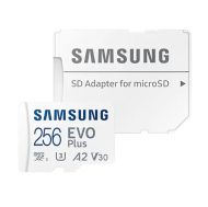 Micro SDXC 256GB V30 Cl10+SD Adapter, Samsung EVO+