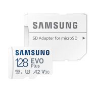 Micro SDXC 128GB V30 Cl10+SD Adapter, Samsung EVO+