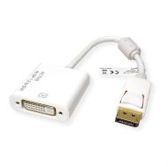 Adapter DP M - DVI F, w/Cable,4K,Roline 12.03.3136
