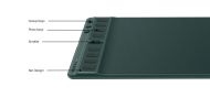 Графичен дисплей таблет HUION Inspiroy 2 M, 5080 LPI, Зелен