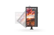 Монитор LG 32UN880P-B, 31.5" UltraFine Ergo 4K, IPS AG, DCI-P3 95%, 5ms, 350 cd/m2, 1000:1, 3840x2160, HDR 10, USB Type-C, USB, HDMI, DisplayPort, AMD FreeSync, Speaker 5Wx2, Game Mode, Reader Mode, PIP, Tilt/Height/Swivel/Pivot/ Extend/Retract, Black