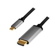 Cable USB3.2 Type C - HDMI, M/M, 4K, 1.8m, CUA0101