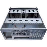 Кутия InterTech 4U-4098-S, 4U, 19", Чернa