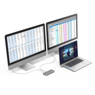 USB-C хъб Hama "Connect2Mac", Multiport за Apple MacBook Air & Pro, 12 порта