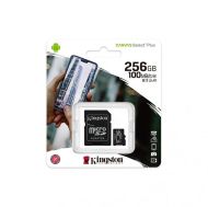 Micro SDXC 256G UHS-I Cl10+Adapt.,Kingston Select+